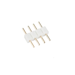 Złączka do taśmy LED 4 pin wtyk dwustronny-28603