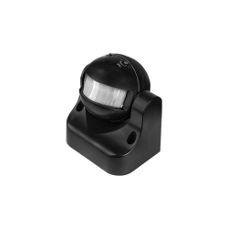 Czujnik ruchu PIR 180' czarny IP44-28636