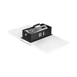 Kinkiet ścienny LED Plaxio 5W 4000K czarny.-28651