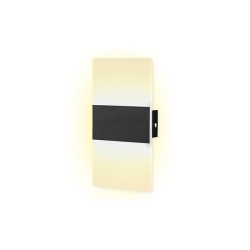 Kinkiet ścienny LED Plaxio 5W 4000K czarny.-28653
