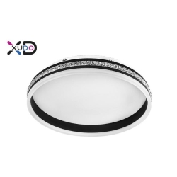 Żyrandol LED 48W 50cm 4000K czarny-28668
