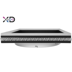 Żyrandol LED 46W 40x40cm 4000K czarny-28674