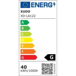 Żyrandol LED 40W 55x47cm 4000K czarny-28684