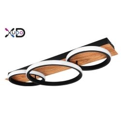 Żyrandol LED 25W 58x26cm 4000K czarny-28695