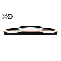 Żyrandol LED 25W 58x26cm 4000K czarny-28697