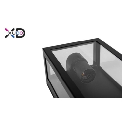 Kinkiet E27 LED IP44 Glass czarny-28726