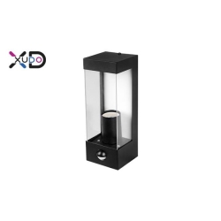 XD-QA101S Kinkiet E27 LED IP44 PC PIR czarny-28729