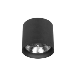 Oprawa natynkowa AR111 okrągła 110x118 IP20 czarna-29345