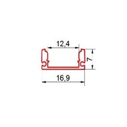 Profil Led Masterled nawierzchniowy 1m anodowany-29714