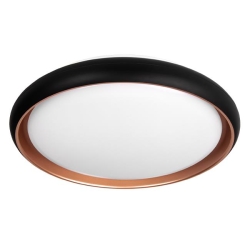Plafon LED 3CCT 54W czarny+złoto pilot-30186