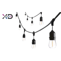 Girlanda LED 10m 10x E27 z żarówkami 1W-30240