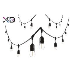 Girlanda LED 20m 20x E27 z żarówkami 1W-30244