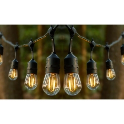 Girlanda LED 20m 20x E27 z żarówkami 1W-30252