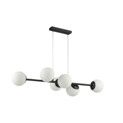 Oprawa wisząca E27 Bali-12 90cm x6 czarna-30855