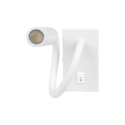 Kinkiet do czytania Leo LED 3W 4000K biały-31173