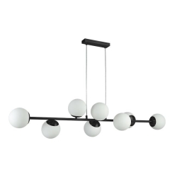 Oprawa wisząca E27 Bali-12 120cm x8 czarna-31482