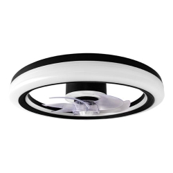 Plafon LED Wentylator 3CCT 45W czarny -31492