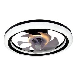 Plafon LED Wentylator 3CCT 45W czarny -31495