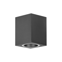 Oprawa natynkowa GU10 kwadrat 80x100 akryl czarna.-31553