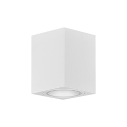 Oprawa natynkowa GU10 kwadrat 80x100 akryl biała.-31565