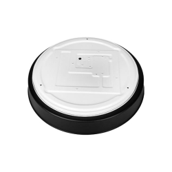 Plafon LED 3CCT 54W czarny+drewno pilot-32045