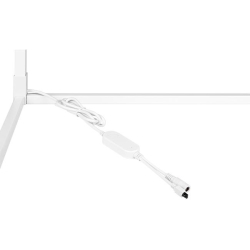 Lampa podłogowa narożna LED RGBCCT 9W 140cm biała.-32191