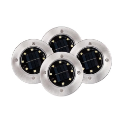Lampa solarna LED 8xSMD wbijana ogrodowa - 4 szt.-33161