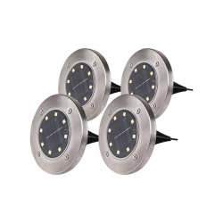 Lampa solarna LED 8xSMD wbijana ogrodowa - 4 szt.-33162
