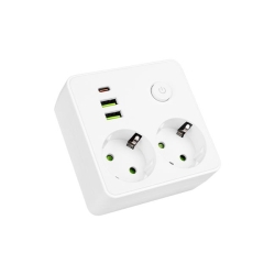 Rozgałęźnik Modi biały 2x230V + 2x USB-A 1x USB-C-33252
