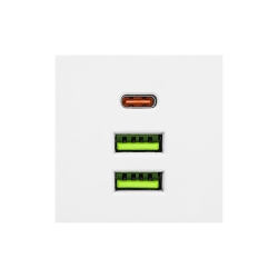 Rozgałęźnik Modi biały 2x230V + 2x USB-A 1x USB-C-33255