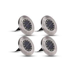 Lampa solarna LED 12xSMD wbijana ogrodowa - 4 szt-33280