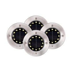 Lampa solarna LED 12xSMD wbijana ogrodowa - 4 szt-33284