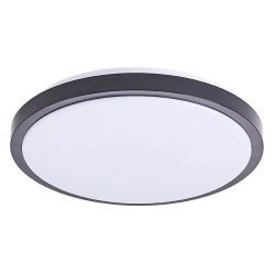 Plafon LED Luvo 12W okrągły 4000K czarny -33290