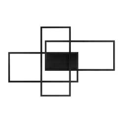 Żyrandol LED Galaxis Orion 56x37x8 cm 72W czarny-33511