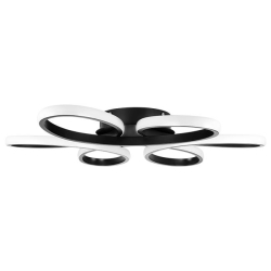 Żyrandol LED Galaxis Virgo 58x10 cm 77W czarny-33565