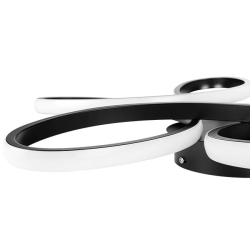Żyrandol LED Galaxis Virgo 58x10 cm 77W czarny-33567
