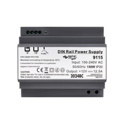 Zasilacz na szynę DIN 12V 150W 12.5A IP20-33680