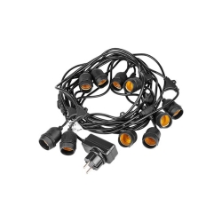 Girlanda LED 24V 10m 10x E27-33788
