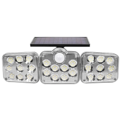 Naświetlacz LED solarny IP65 138SMD PIR pilot-33798