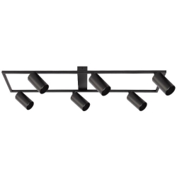 Żyrandol LED GU10 Bumo x6 czarny-34039