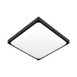 Plafon Luvo 2xE27 kwadrat czarny-34255