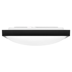 Plafon Luvo 2xE27 kwadrat czarny-34257
