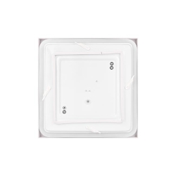 Plafon Luvo 2xE27 kwadrat biały-34266