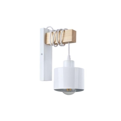 Kinkiet E27 LED Elza wiszący x1 biały + WD-34351