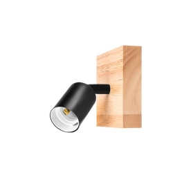 Kinkiet E27 LED Eos ruchomy x1 czarny + WD-34478