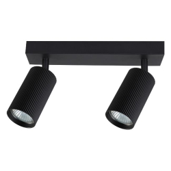 Kinkiet GU10 LED Lucerno ruchomy x2 czarny-34724