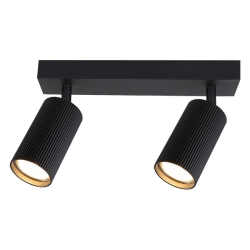 Kinkiet GU10 LED Lucerno ruchomy x2 czarny-34725
