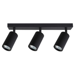 Kinkiet GU10 LED Lucerno ruchomy x3 czarny-34730