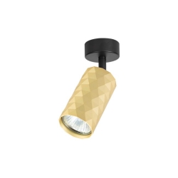 Kinkiet GU10 LED Glamour ruchomy x1 czarny+złoty-34773