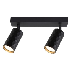 Kinkiet GU10 LED Glamour ruchomy x2 czarny-34776